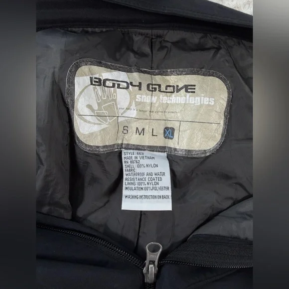 Body Glove Snow Technologies Black Insulated Snow Pants Mens XL Waterproof - Picture 10 of 11